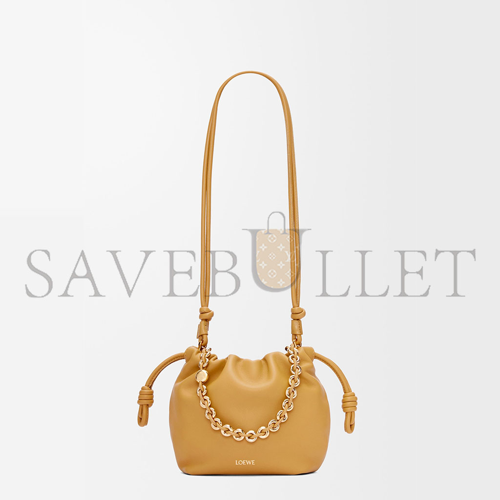 LOEWE MINI FLAMENCO PURSE BAG IN MELLOW NAPPA LAMBSKIN 0011036779 (23*17*5.5cm)